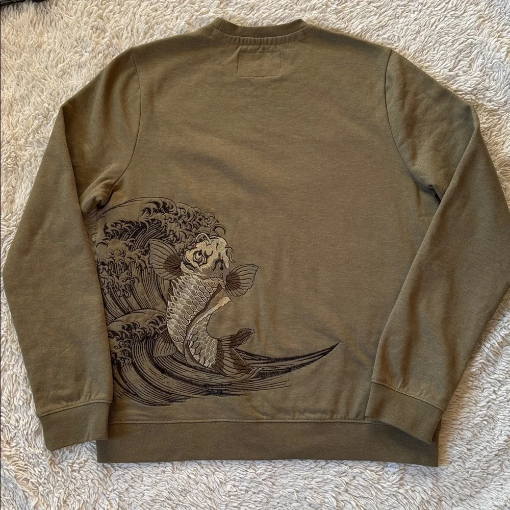 Blind Rooster Men's Olive Green sweatshirt size M